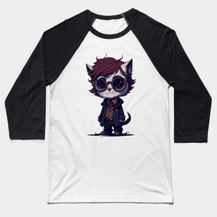 meowgical cat design Baseball T-Shirt